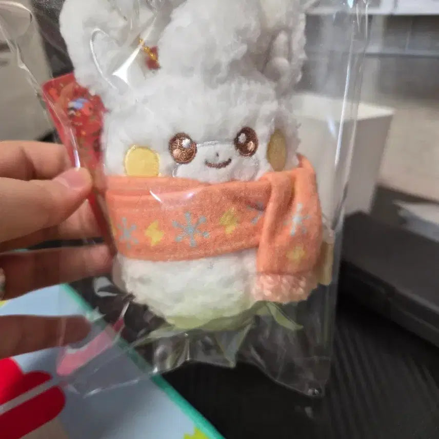 [BUNJANG] Pokemon Snowman Pamo Keyring / 포켓몬스터 눈사람 빠모 키링