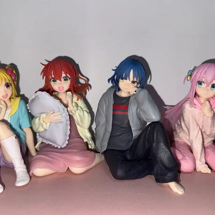[BUNJANG] Taito Bocchi the Rock! Roomwear Figure Bundle Set / 타이토 봇치더록 데스크탑 큐트 룸웨어 피규어 4개 일괄