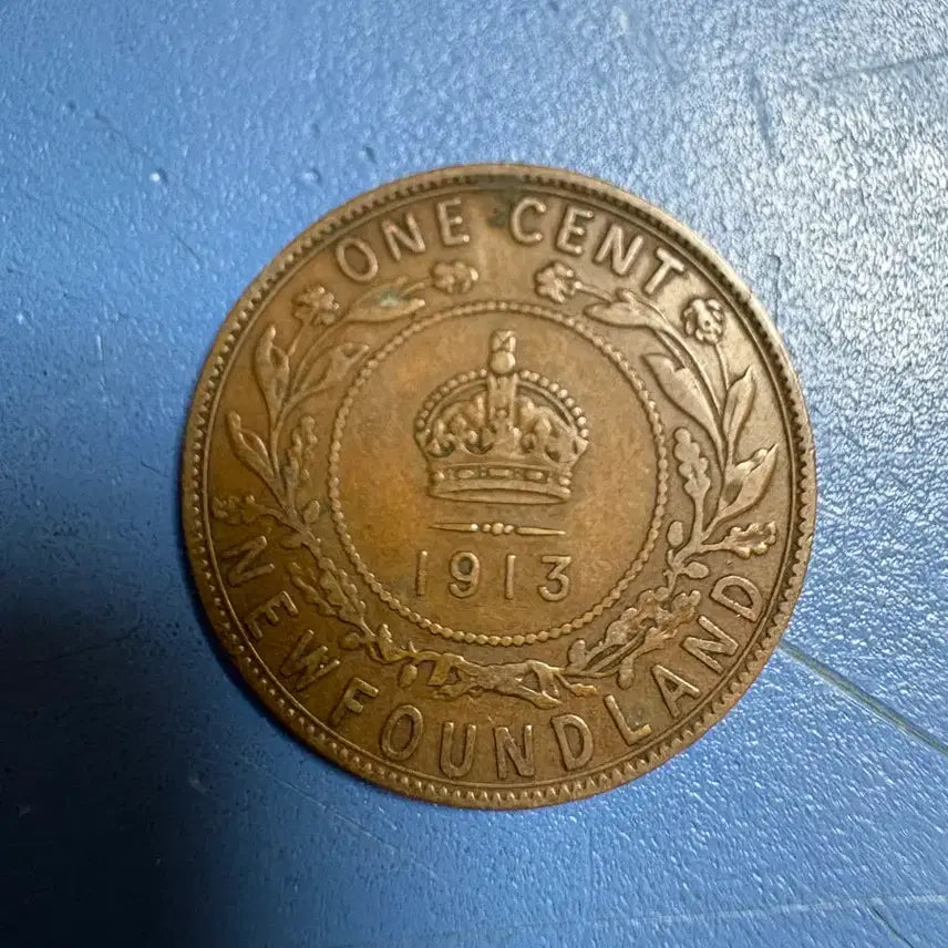 [BUNJANG] 1913 Newfoundland Canada 1 Cent Coin / 뉴펀들랜드 캐나다 1913년 1센트 동전