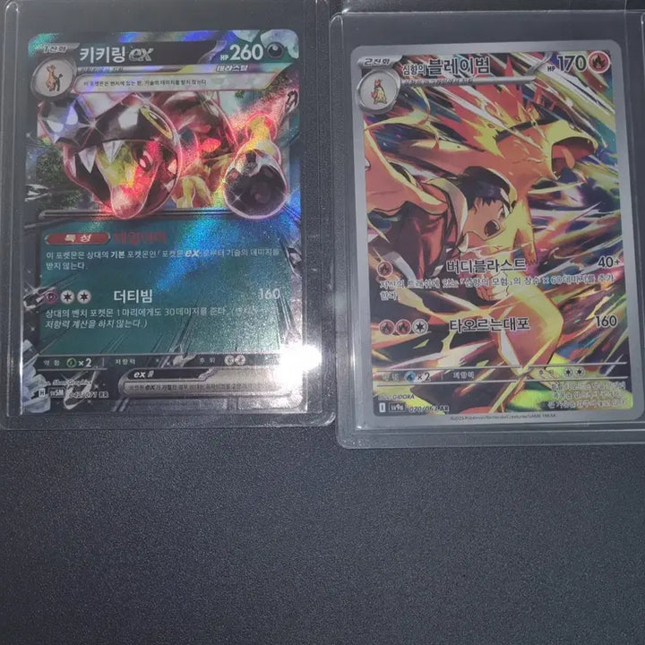 [BUNJANG] Pokemon Card Bundle Set: Blaziken &amp; Kiki Ring / 일괄)포켓몬스터 포켓몬카드 블레이범 키키링