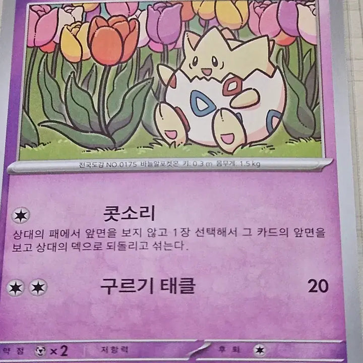 [BUNJANG] Pokemon Card Togepi 043/108 C / 포켓몬카드 토게피 043/108 C