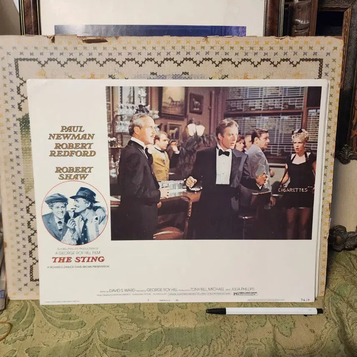 [BUNJANG] The Sting Lobby Card (Poster) 1974 / USA 더 스팅(The Sting) 로비카드(포스터)1974년 35.7c