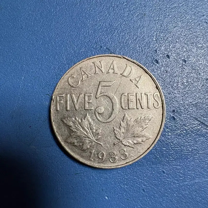 [BUNJANG] 1933 Canada 5 Cent Coin / 캐나다 5센트 1933년