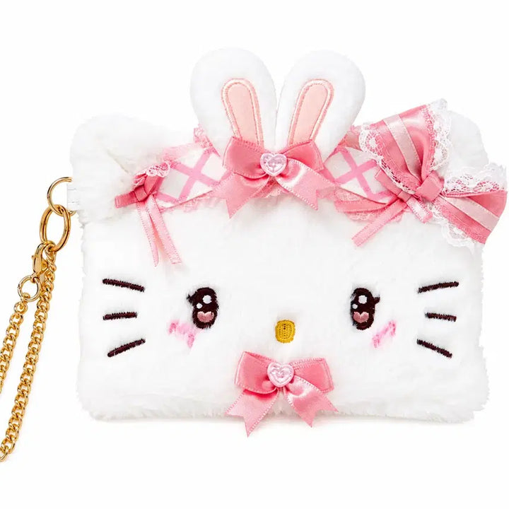 [BUNJANG] Sanrio Original Yumerebon Hello Kitty Face Card Case / 일본가) 산리오 오리지널 유메리본 헬로키티 페이스 카드 케이스