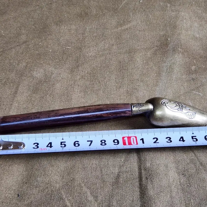 [BUNJANG] Natural Wood &amp; Brass Handle Tea Spoon / 천연목과 황동 손잡이 차시