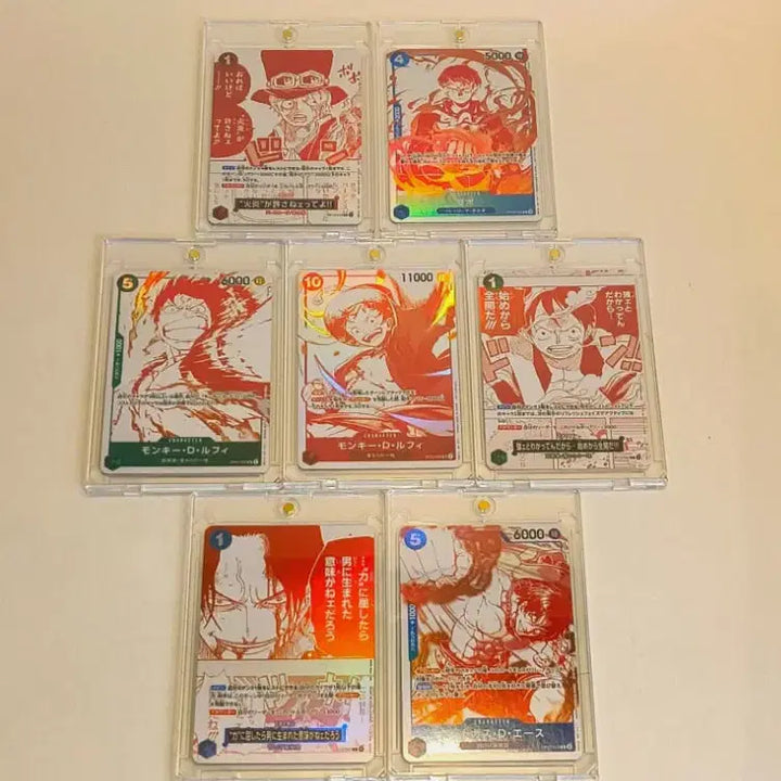 [BUNJANG] One Piece Card Treasure Collection Set / 원피스카드 트레저 컬렉션 7종 일괄 판매