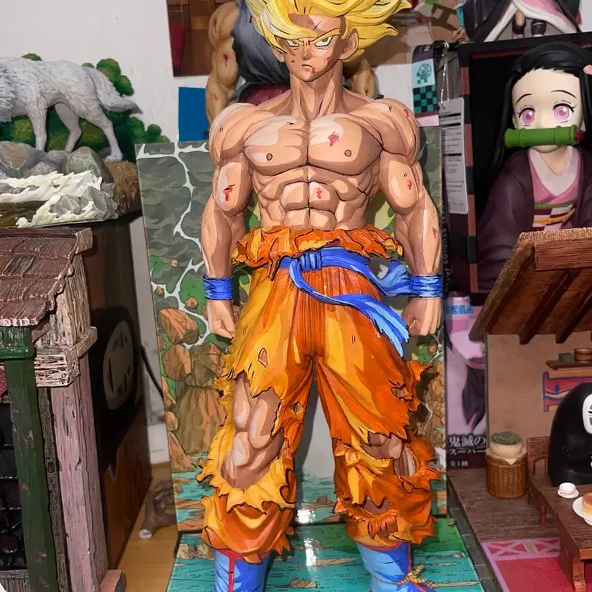 [BUNJANG] Custom Painted Son Goku Figure / 손오공피규어 리페인트