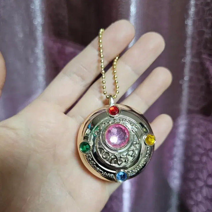 [BUNJANG] Classic Sailor Moon Compact Keychain / 고전 세일러문 컴팩트 키링 미니 고전문구 고전완구