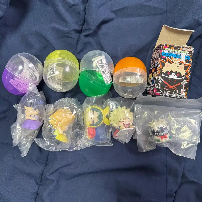 [BUNJANG] My Hero Academia Onemutan &amp; Megacats Bundle - Bakugo, Midoriya, Jiro, Kaminari, Toga / 나히아 오네무탄&amp;메가캣 일괄 판매합니다