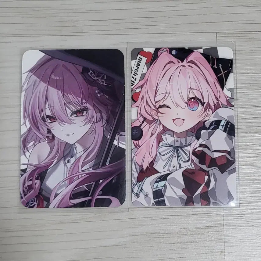 [BUNJANG] Genshin Impact Evernight March Seventh Unofficial Photocard Bundle Set / 붕괴 스타레일 비공식 포카 에버나이트 마치세븐스 ㄷㅇ님 ㅎㅈㅅ님