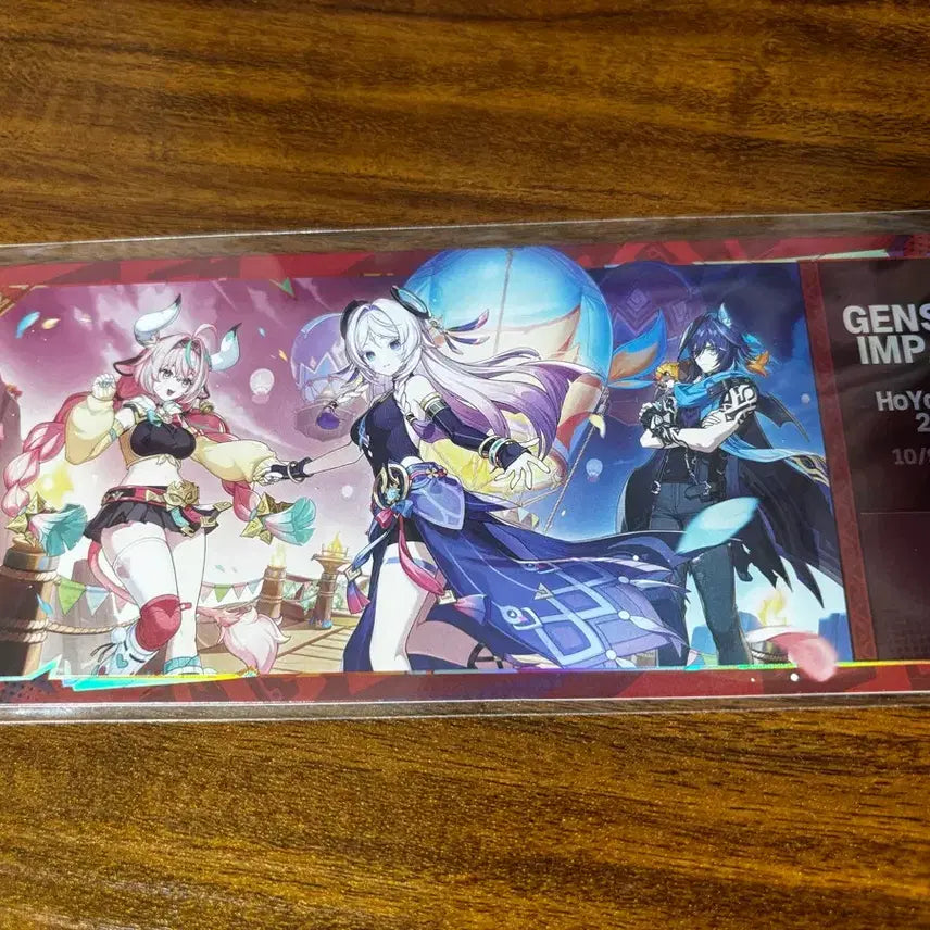 [BUNJANG] Genshin Impact HoyoVerse Ticket Sealed / 호요랜드 원신 티켓 미개봉