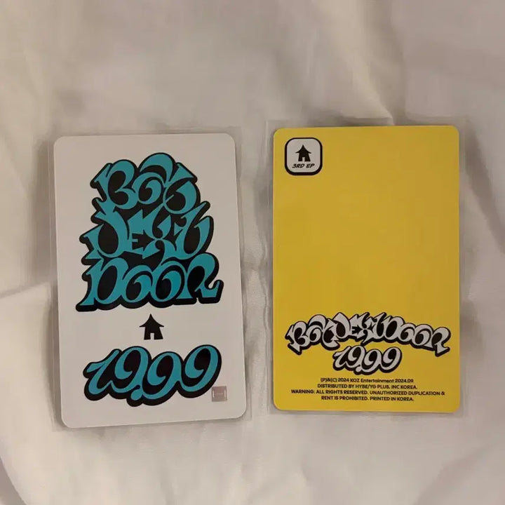 [BUNJANG] BOYNEXTDOOR Unhak Album Photocard / 보이넥스트도어 운학 19.99 앨범 포카