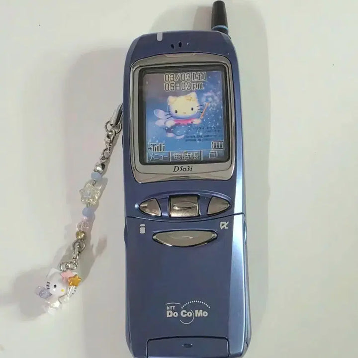 [BUNJANG] Rare Vintage Fairy Kitty Phone Docomo Mockup Bar Phone Model / 레어 고전 천사 페어리 키티폰  도코모 목업폰 바형 휴대폰 모형폰