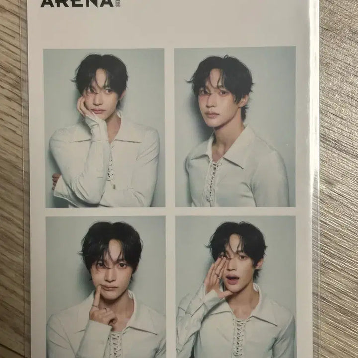 [BUNJANG] Won Bin Arena Homme Four-Cut Photo / 원빈 아레나옴므 네컷사진 양도 새상품