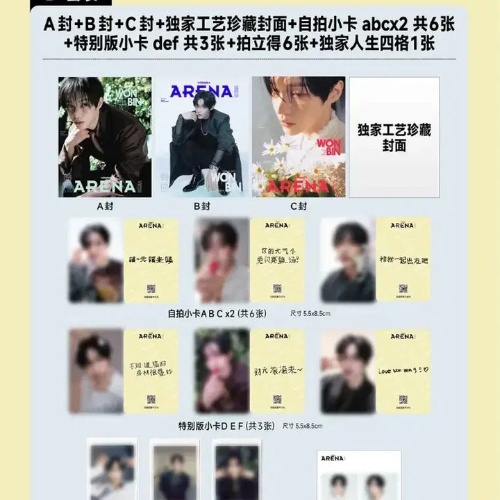 [BUNJANG] Arena Wonbin Homme Plus Full Set / [마지막set]아레나 원빈 풀세트(냥발삔 포함)