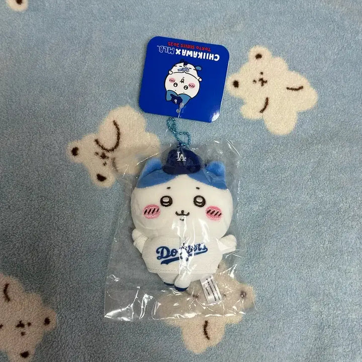 [BUNJANG] Chiikawa MLB Dodgers Hachiware Mascot / 덤)치이카와 mlb 다져스 하치와레 마스코트