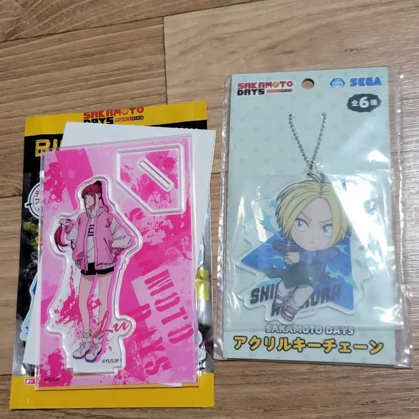 [BUNJANG] Sakamoto Days Asakura Shin Acrylic Keychain &amp; Acrylic Stand Bundle Set / 2개일괄)아사쿠라신 사카모토데이즈신 아크릴 사카데이아사쿠라신 키링