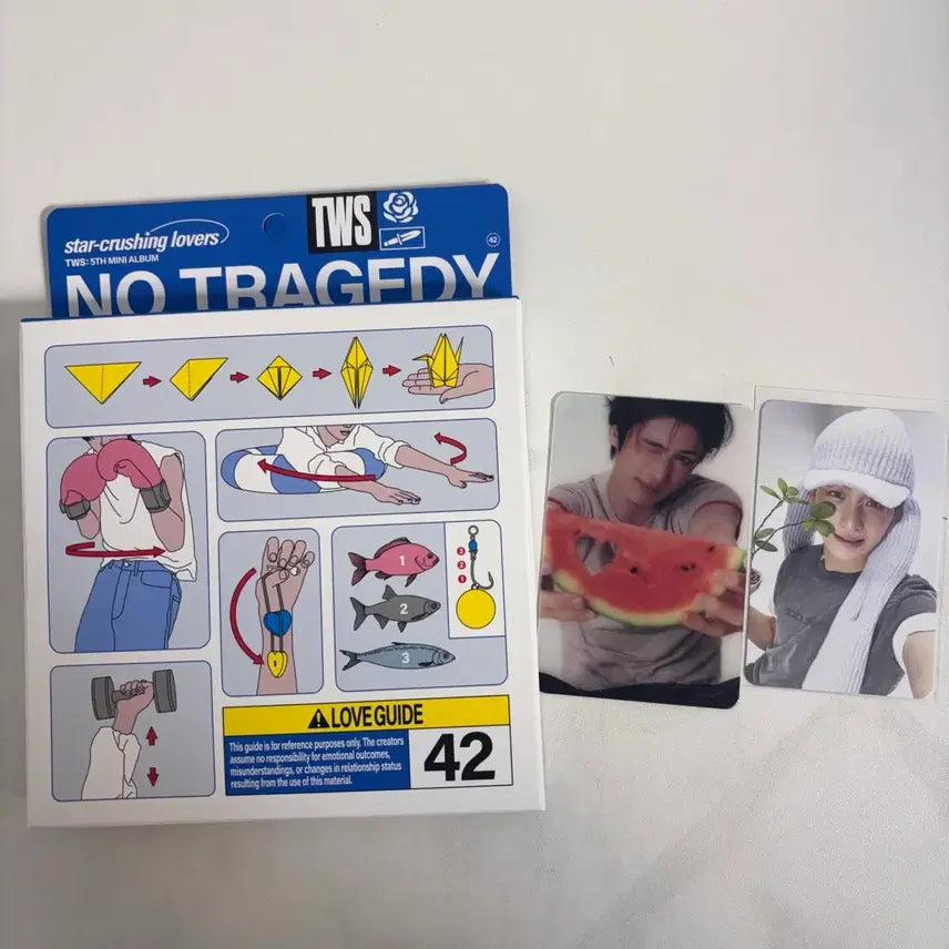 [BUNJANG] Woozi x Youngjae Photocard No Tragedy / 지훈 x 영재 포카 no tragedy
