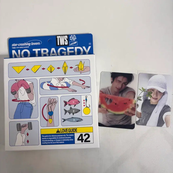 [BUNJANG] Woozi x Youngjae Photocard No Tragedy / 지훈 x 영재 포카 no tragedy