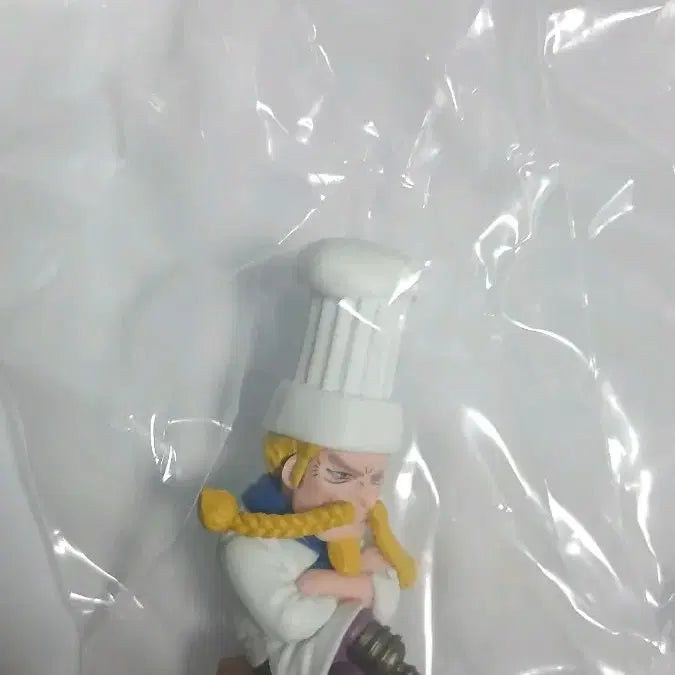 [BUNJANG] One Piece "Fruit of the Devil" Chef Mini Figure (23rd Marineford) / 비닐미개봉]원피스의 열매 제프 원피노미 23해전 가챠 미니 피규어
