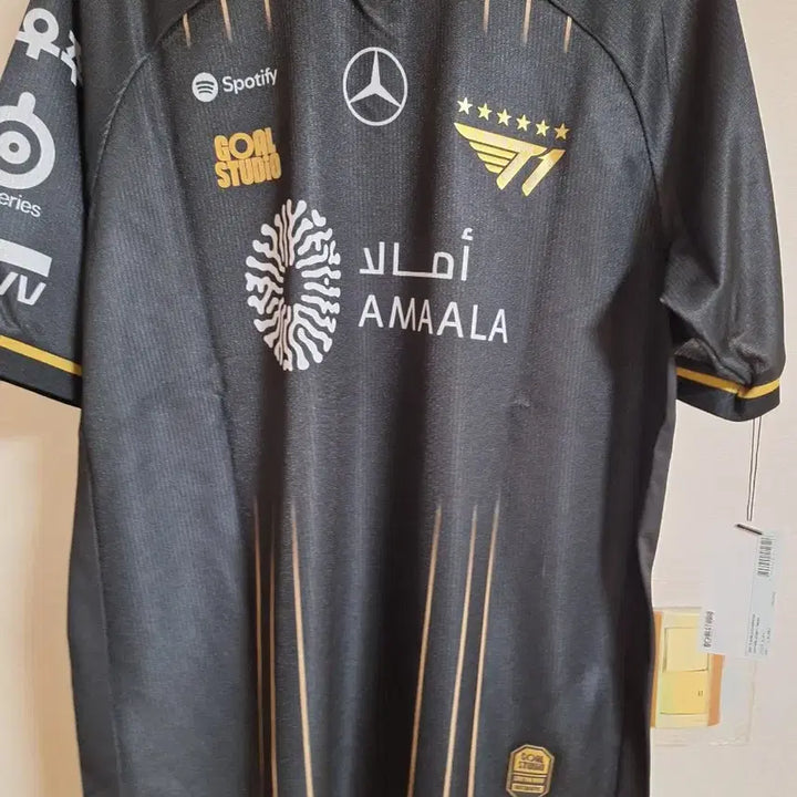 [BUNJANG] T1 2025 Worlds 6-Star Uniform Jersey (L Size, Faker Marking) / lck롤 티원t1 2025월즈 6성유니폼 저지 L사이즈 페이커마킹