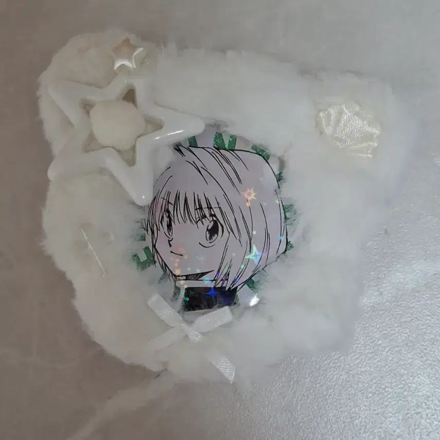 [BUNJANG] Hunter x Hunter Kurapika Cupcake Plush &amp; Can Badge Bundle Set / 헌헌 헌터헌터 크라피카 컵케이크 누이 캔뱃지