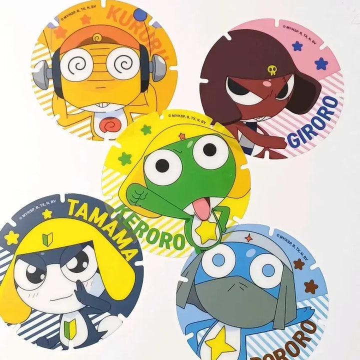 [BUNJANG] Keroro Popable Coaster Bundle Set / 일괄) 케로로 용산 팝퍼블 코스터