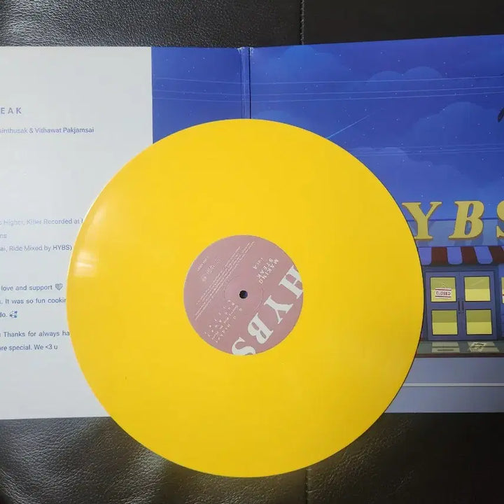 [BUNJANG] HYBS Making Steak Original Yellow Color Vinyl LP / [희귀반/컬러LP] HYBS - Making Steak 오리지널 옐로우