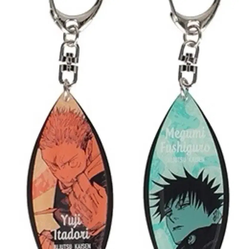 [BUNJANG] Jujutsu Kaisen Yuji Itadori &amp; Megumi Fushiguro Surfing Board Keychain Set / 주술회전 서핑보드 키링 이타도리 유지,후시구로 메구미