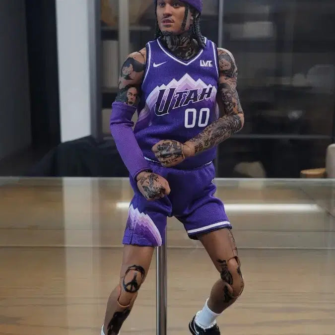[BUNJANG] Jordan Clarkson Utah Jazz 1/6 Scale Artist Made Figure / 새상품) 조던 클락슨 1/6 작가작 유타 재즈 피규어 (핫토이X작가작)