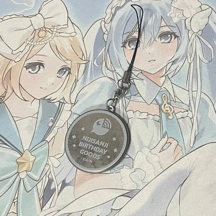[BUNJANG] Nijisanji Usami Rito Birthday Goods Medal Keychain / 니지산지 우사미 리토 생일 굿즈 메달 키링