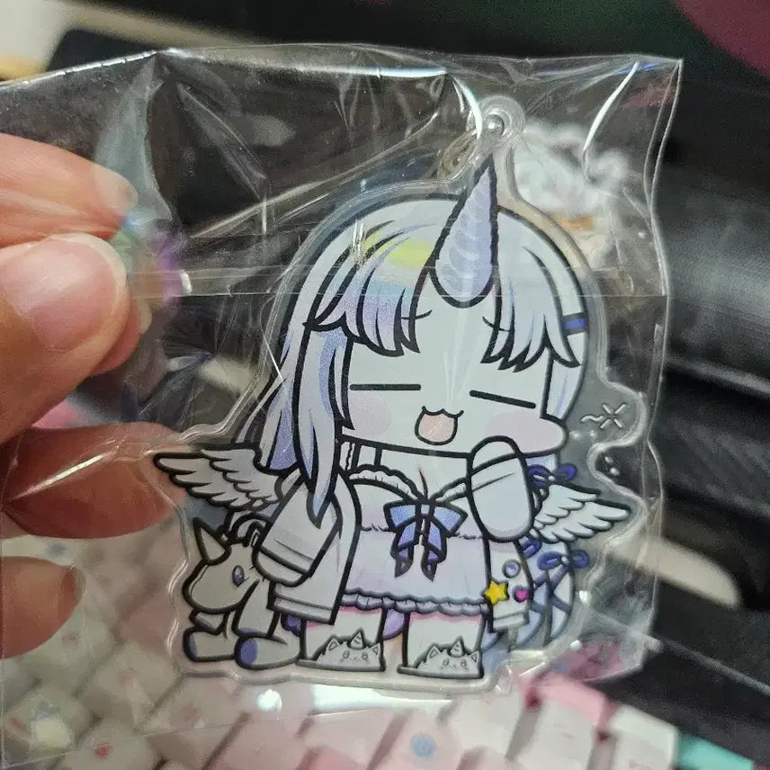 [BUNJANG] Stellive Uni Sleepy Acrylic Keychain / 스텔라이브 유니 졸린 아크릴키링