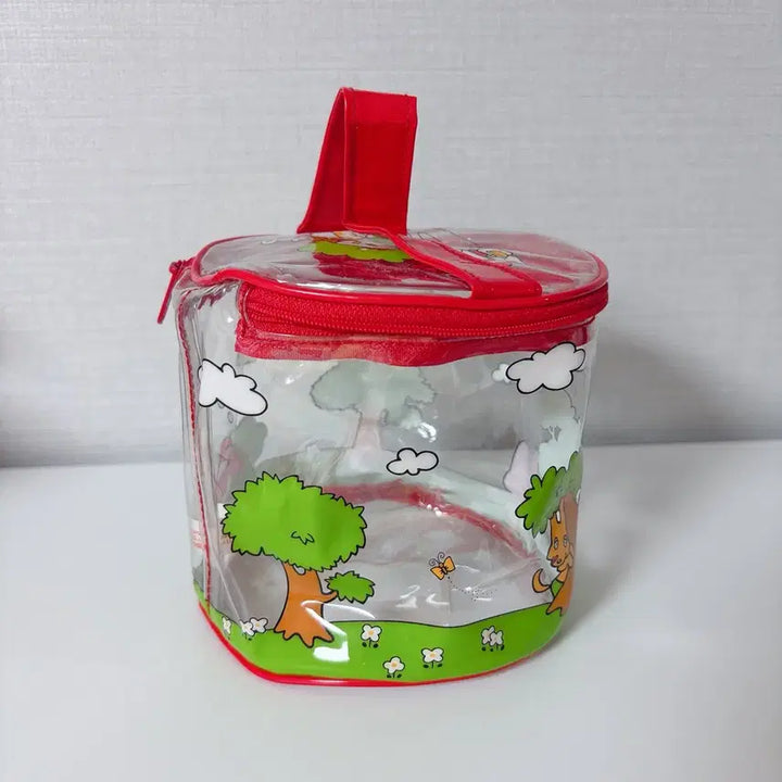 [BUNJANG] Vintage Red My Melody Pouch Storage Box / 고전 빨간 마이멜로디 파우치 수납함