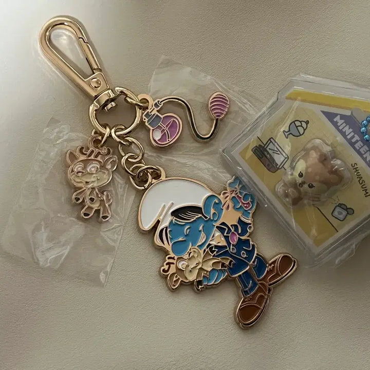 [BUNJANG] SEVENTEEN Joshua Mini Tin Gacha + Isaac Toast Smurf Keyring / 세븐틴 조슈아 미니틴 가챠 + 이삭토스트 스머프 키링