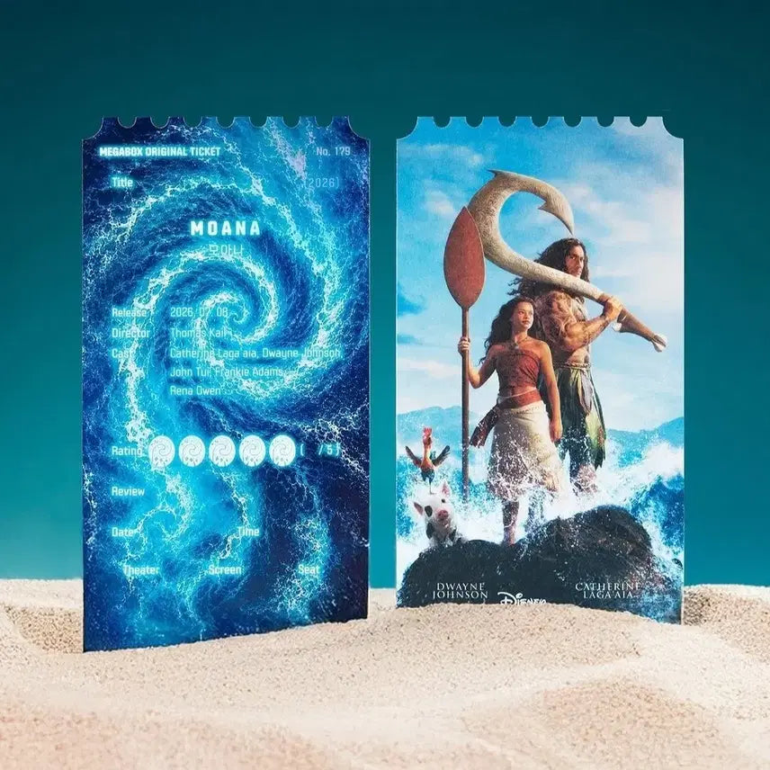 [BUNJANG] Moana Original Ticket / (당일발송) 모아나 오리지널티켓