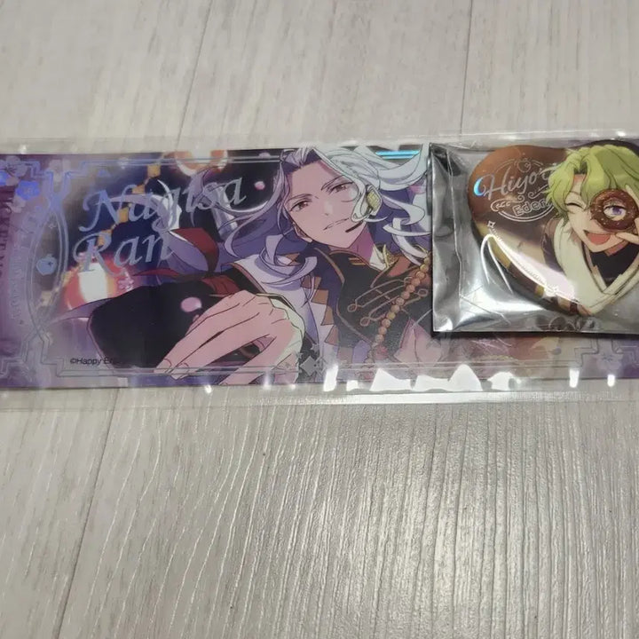 [BUNJANG] Ensemble Stars! Chugoku Star Eden Nagisa &amp; Hiyori Heart Can Badge &amp; Aurora Ticket Bundle Set / 앙스타 중스타 에덴 나기사 히요리 하트 캔뱃지 오로라티켓