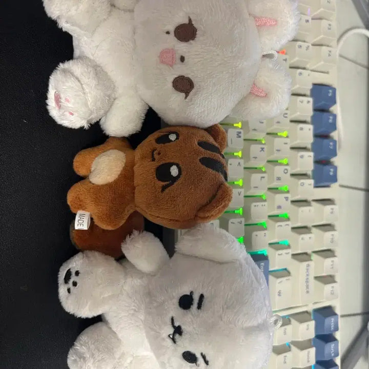 [BUNJANG] SEVENTEEN Jeonghan Mingyu Bundle Set Dolls (Jongramji, Tanramji, Jongkkomi, Mingtiiju) / 세븐틴 인형 일괄 양도 정한 민규 쫑람쥐 탄람쥐 쫑코미 밍티쥬