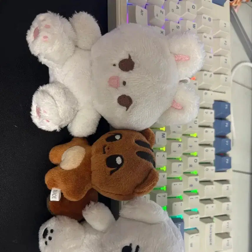 [BUNJANG] SEVENTEEN Jeonghan Mingyu Bundle Set Dolls (Jongramji, Tanramji, Jongkkomi, Mingtiiju) / 세븐틴 인형 일괄 양도 정한 민규 쫑람쥐 탄람쥐 쫑코미 밍티쥬