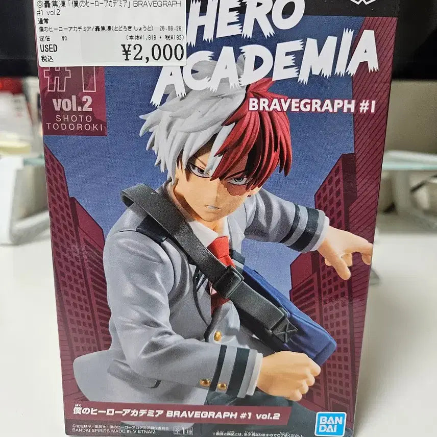 [BUNJANG] My Hero Academia Bravegraph Shoto Todoroki Figure / 나의 히어로 아카데미아 브레이브그래프 쇼토 토도로키 피규어