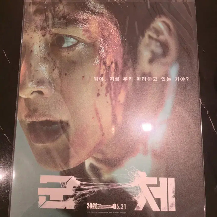 [BUNJANG] Ji Chang-wook Birthday Commemorative Character Poster Set (2 Types) / 영화 군체 지창욱 생일 기념 캐릭터 포스터 2종 세트