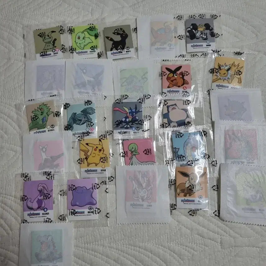 [BUNJANG] Pokemon Stickers Bundle Set (21 pcs) / 나쵸띠부씰