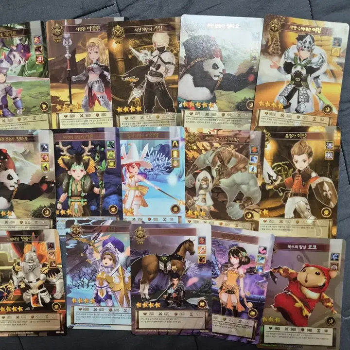 [BUNJANG] Seven Knights Card Collection (Approx. 151 cards) / 세븐나이츠 카드 SN01,02 약 151장