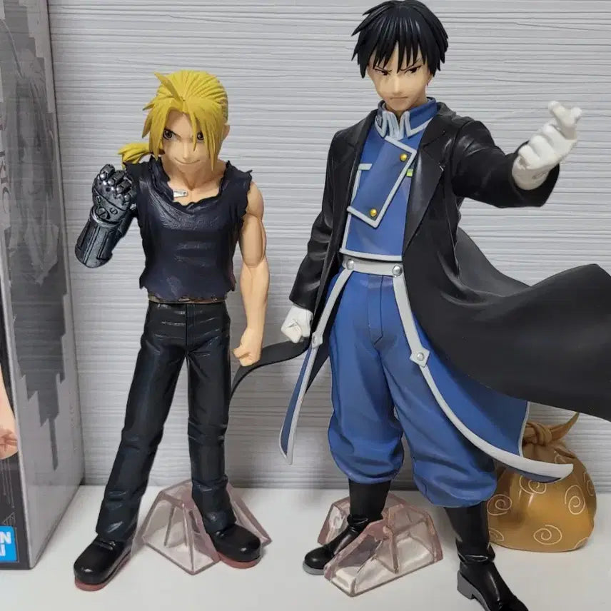 [BUNJANG] Fullmetal Alchemist Roy Mustang &amp; Edward Elric Figure 2-Set / 2종세트 제일복권 강철의 연금술사 로이 머스탱 에드워드 엘릭 강연금
