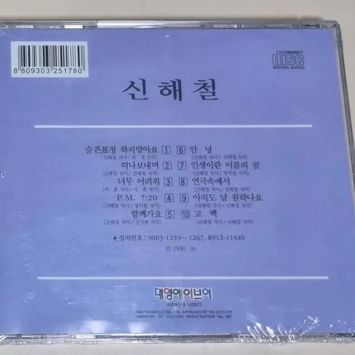 [BUNJANG] Shin Hae Chul 1st Album Sealed CD / 신해철 1집 (미개봉 CD)