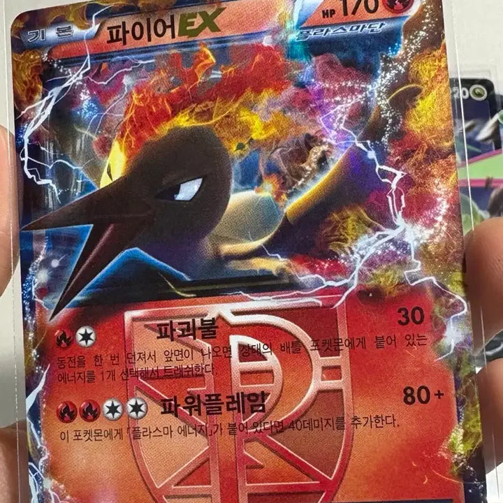 [BUNJANG] Pokemon Card Plasma Freeze Moltres EX BW / 포켓몬카드 플라즈마단 파이어 EX bw 상태 좋음