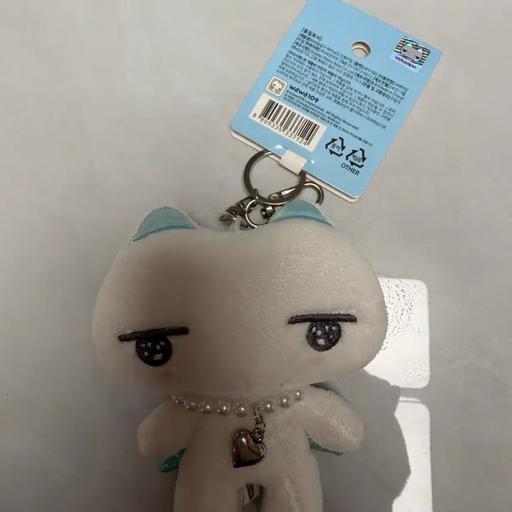 [BUNJANG] Aineko Angel Doll Keychain / 와와일공구 아이네꼬 아이네코 엔젤 인형 키링