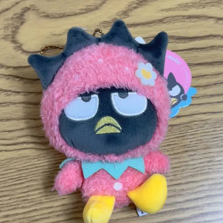 [BUNJANG] Sanrio Badtz-Maru Ichigo Strawberry Limited Edition Mascot Plush Keychain / 산리오 배드바츠마루 이치고 딸기 한정판 마스코트 인형 키링