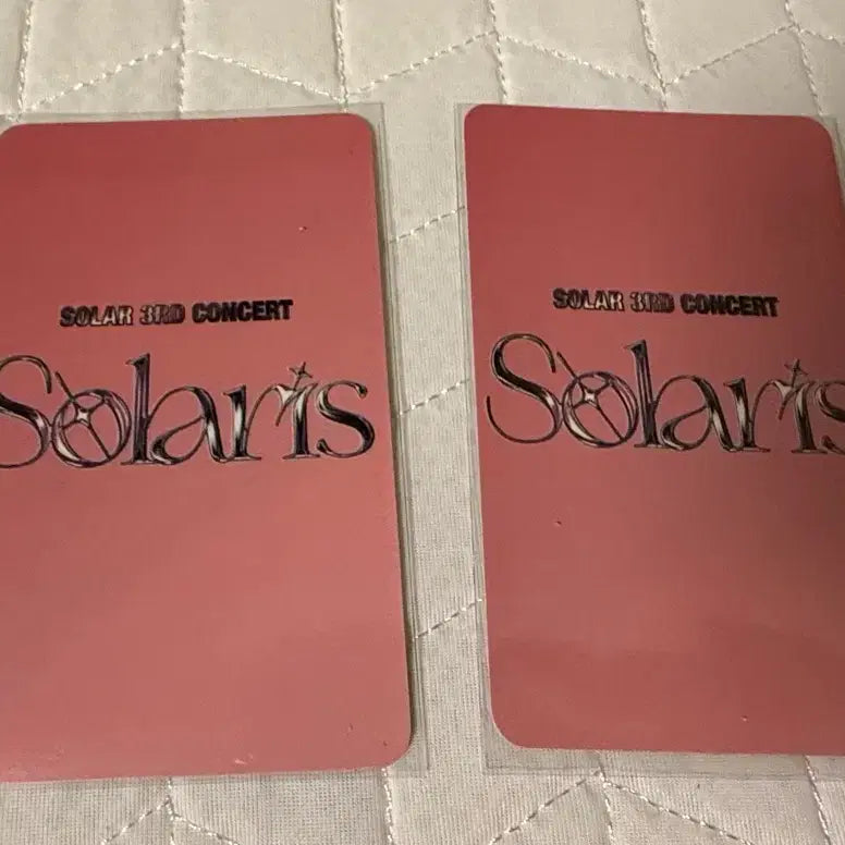 [BUNJANG] Mamamoo Solar Concert Photocard / 마마무 솔라 포토카드(콘서트)