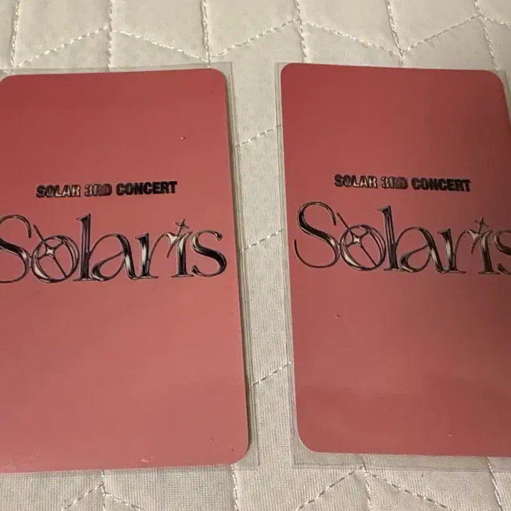 [BUNJANG] Mamamoo Solar Concert Photocard / 마마무 솔라 포토카드(콘서트)