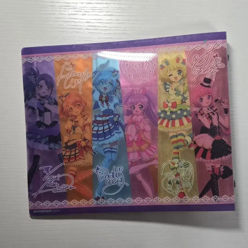 [BUNJANG] PriPara File Bag Solami Dressing Lala Mirei Sophie Official File / 프리파라 파일백 솔라미드레싱 라라 미래 소피 오피셜파일
